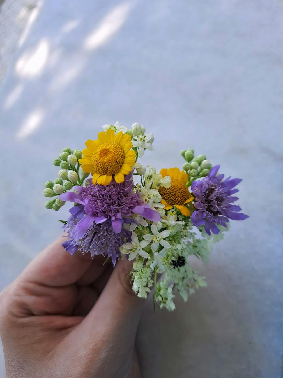 Seasonal wildflower bouquet