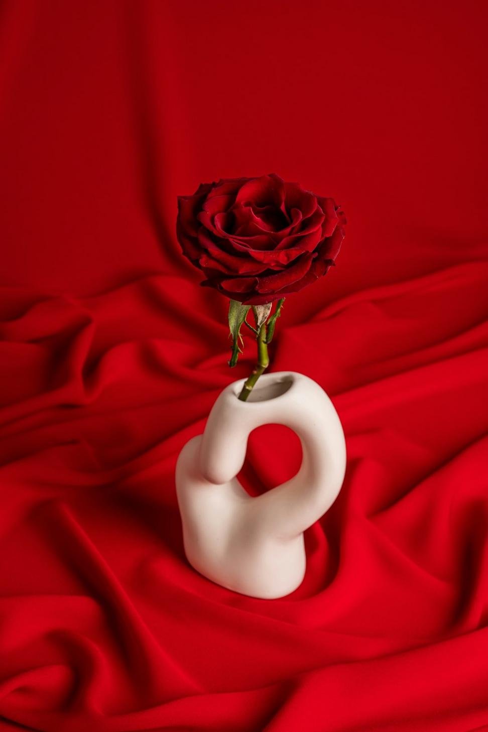 Romantic red rose bouquet